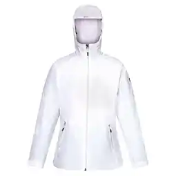 Decathlon Dames Raddick II Waterdichte Jas (Wit/Lila Frost) aanbieding