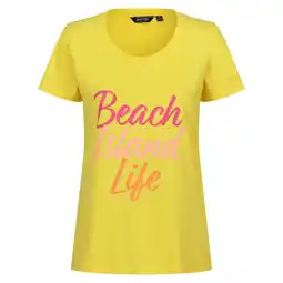 Decathlon Dames Filandra VIII Strand Tshirt (Maïs Geel) aanbieding