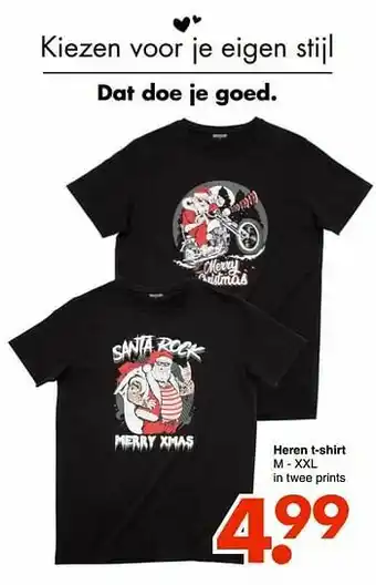 Wibra Heren t-shirt aanbieding