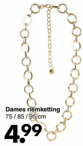 Wibra Dames riemketting aanbieding