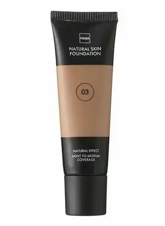HEMA HEMA Natural Skin Foundation Beige 03 (beige) aanbieding
