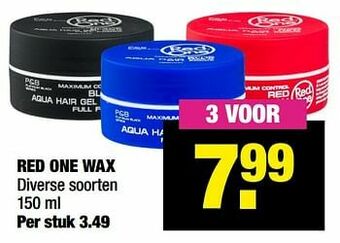 Big Bazar Red one wax aanbieding