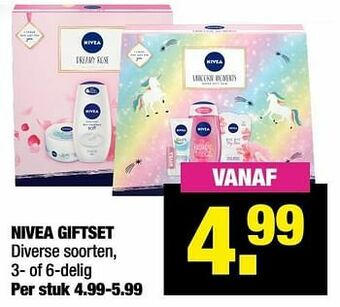 Big Bazar Nivea giftset aanbieding