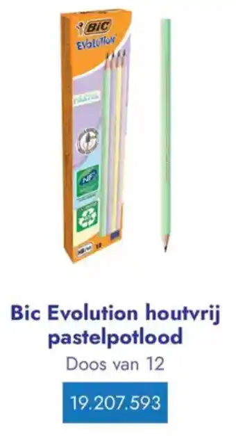 Lyreco Bic Evolution houtvrij pastelpotlood aanbieding