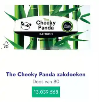 Lyreco The Cheeky Panda zakdoeken aanbieding