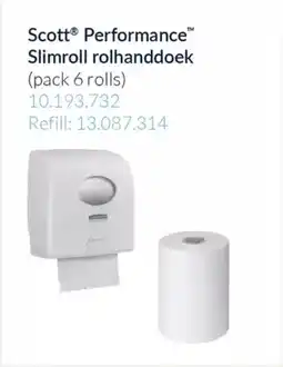 Lyreco ScottⓇ Performance™ Slimroll rolhanddoek aanbieding