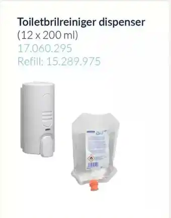 Lyreco Toiletbrilreiniger dispenser aanbieding