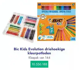 Lyreco Bic Kids Evolution driehoekige kleurpotloden aanbieding