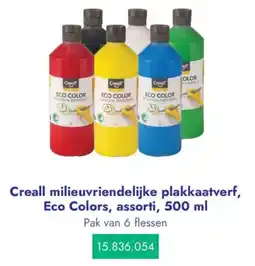 Lyreco Creall milieuvriendelijke plakkaatverf, Eco Colors, assorti aanbieding