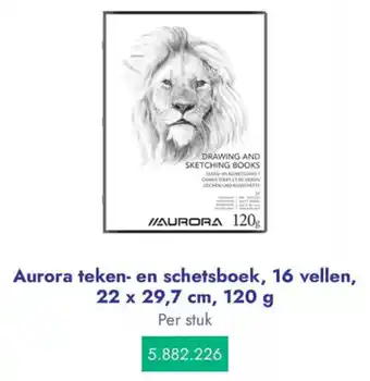 Lyreco Aurora teken- en schetsboek, 16 vellen, aanbieding