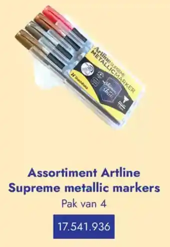 Lyreco Assortiment Artline Supreme metallic markers aanbieding