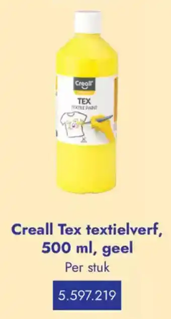 Lyreco Creall Tex textielverf, geel aanbieding