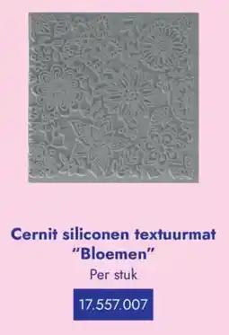 Lyreco Cernit siliconen textuurmat "Bloemen" aanbieding