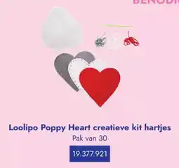 Lyreco Loolipo Poppy Heart creatieve kit hartjes aanbieding