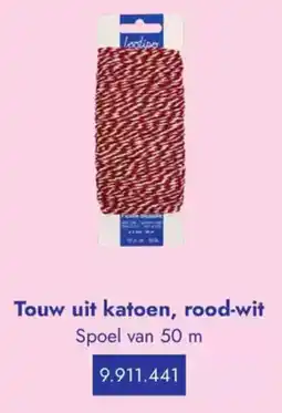 Lyreco Touw uit katoen, rood-wit aanbieding