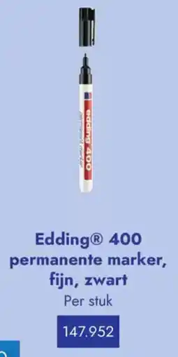 Lyreco EddingⓇ 400 permanente marker, fijn, zwart aanbieding