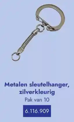 Lyreco Metalen sleutelhanger, zilverkleurig aanbieding