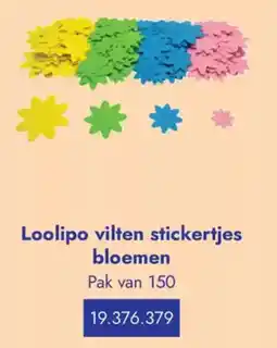 Lyreco Loolipo vilten stickertjes bloemen aanbieding