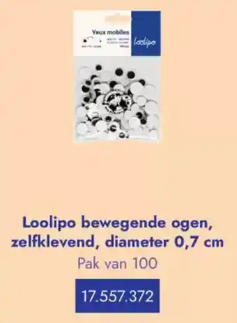 Lyreco Loolipo bewegende ogen, zelfklevend, diameter aanbieding