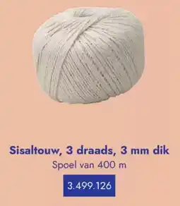 Lyreco Sisaltouw, 3 draads, 3 mm dik aanbieding