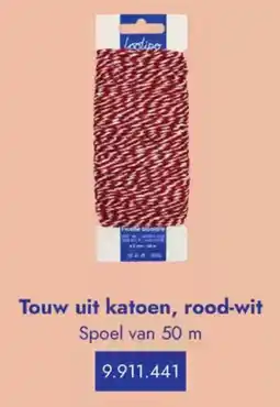 Lyreco Touw uit katoen, rood-wit aanbieding