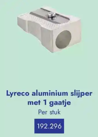 Lyreco Lyreco aluminium slijper met 1 gaatje aanbieding