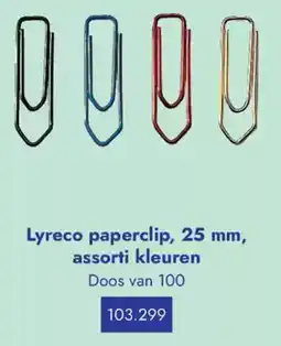 Lyreco Lyreco paperclip assorti kleuren , aanbieding