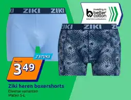 Action Ziki heren boxershorts aanbieding