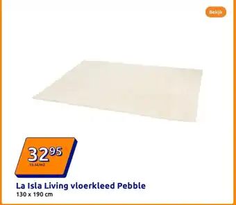 Action La Isla Living vloerkleed Pebble aanbieding