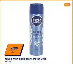 Action Nivea Men deodorant Polar Blue aanbieding