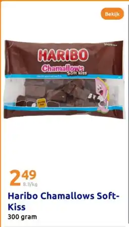 Action Haribo Chamallows Soft Kiss aanbieding