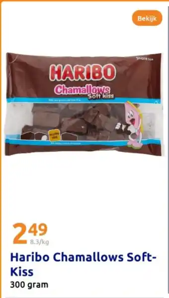 Action Haribo Chamallows Soft Kiss aanbieding