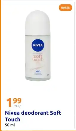 Action Nivea deodorant Soft Touch aanbieding