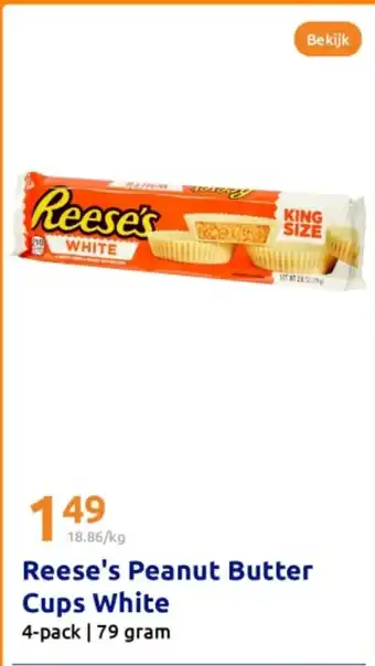 Action Reese's Peanut Butter Cups White aanbieding