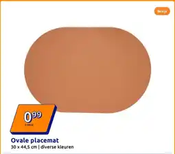 Action Ovale placemat aanbieding