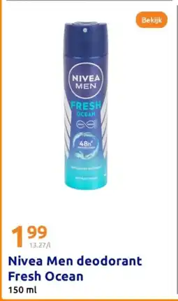 Action Nivea Men deodorant Fresh Ocean aanbieding