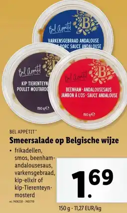 Lidl Smeersalade op Belgische wijze aanbieding