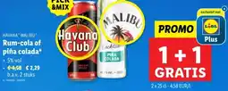 Lidl Rum-cola of piña colada aanbieding