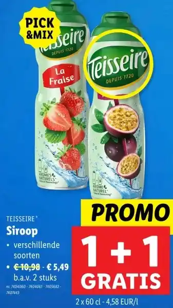 Lidl Siroop aanbieding