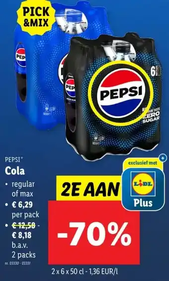 Lidl Cola aanbieding