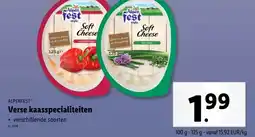 Lidl Verse kaasspecialiteiten aanbieding