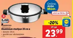 Lidl Aluminium stoofpan 28 cm ø aanbieding