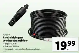 Lidl Rioolreinigingsset voor hogedrukreiniger aanbieding