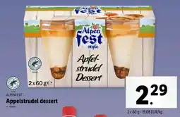 Lidl Appelstrudel dessert aanbieding