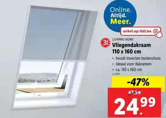 Lidl Vliegendakraam 110 x 160 cm aanbieding