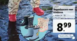 Lidl Regenlaarzen voor kinderen aanbieding