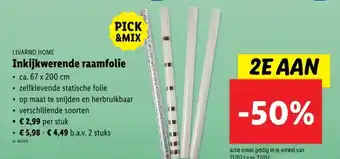 Lidl Inkijkwerende raamfolie aanbieding