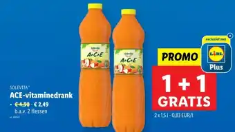 Lidl ACE-vitaminedrank aanbieding