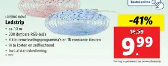 Lidl Ledstrip aanbieding