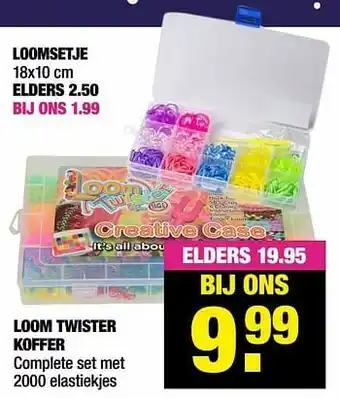 Big Bazar Loom twister koffer aanbieding